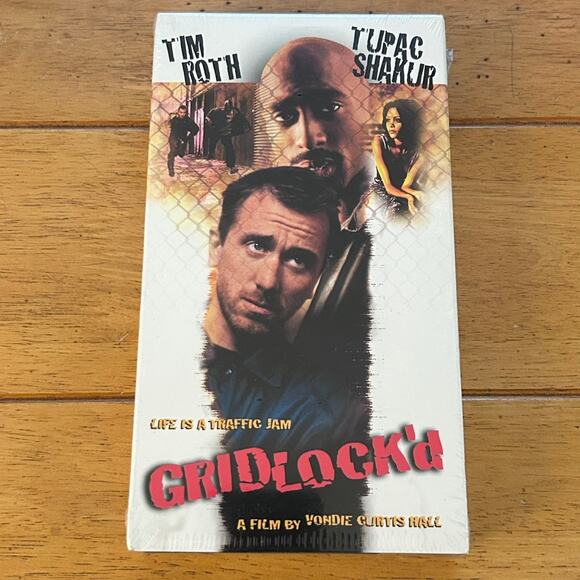 Gridlock'd VHS 1997 Tupac Shakur Tim Roth Rare Screener PolyGram New Sealed 2Pac